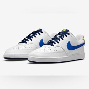 Nike Mens Court Vision Low Sneaker - Hyper Royal Blue 13